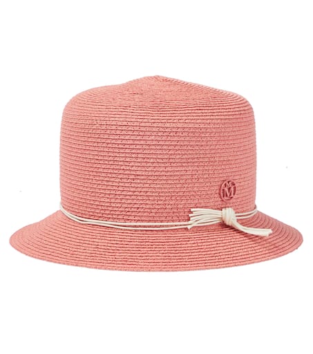 Maison Michel Kids 아르센 우븐 버킷햇