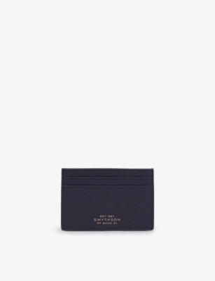 Smythson 파나마 가죽 카드 홀더