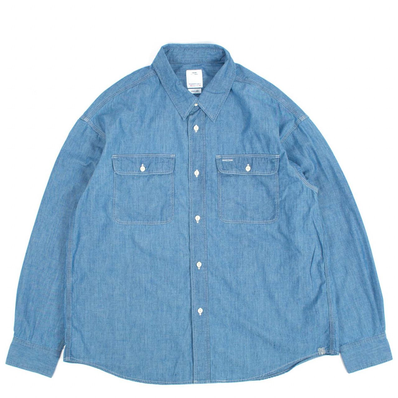 Visvim 랑거 샴브레이 롱슬리브 셔츠