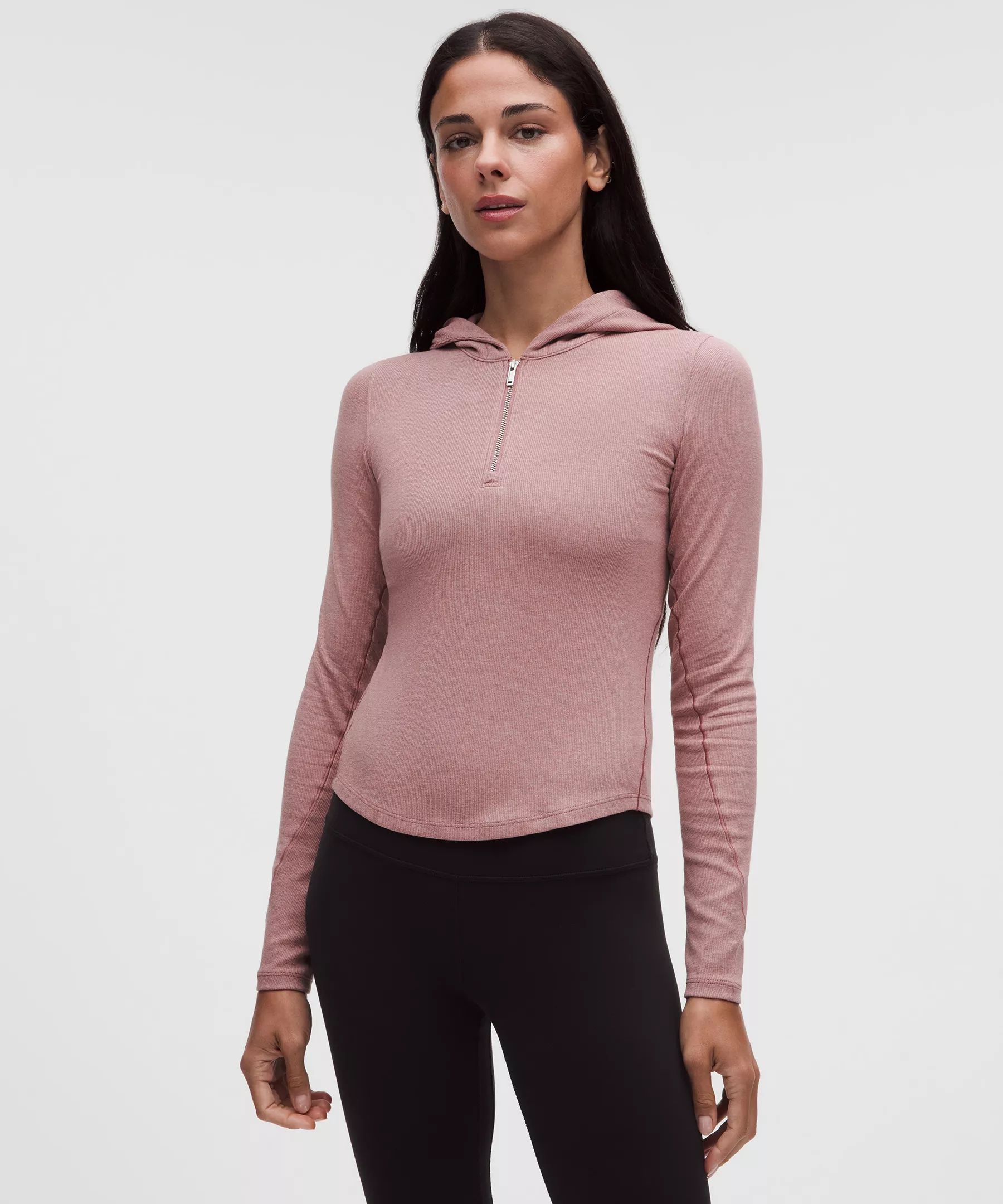 lululemon 홀드 타이트 후드 하프 집업