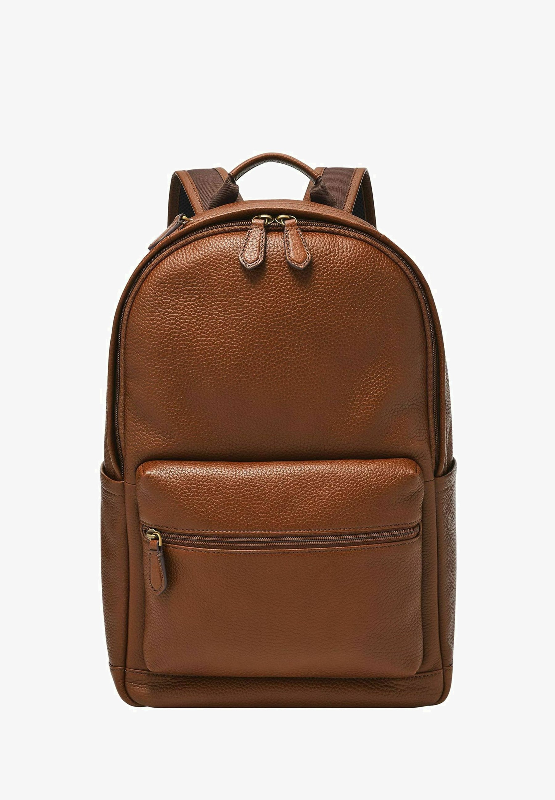 FOSSIL 벅너 노트북팩 배낭 갈색