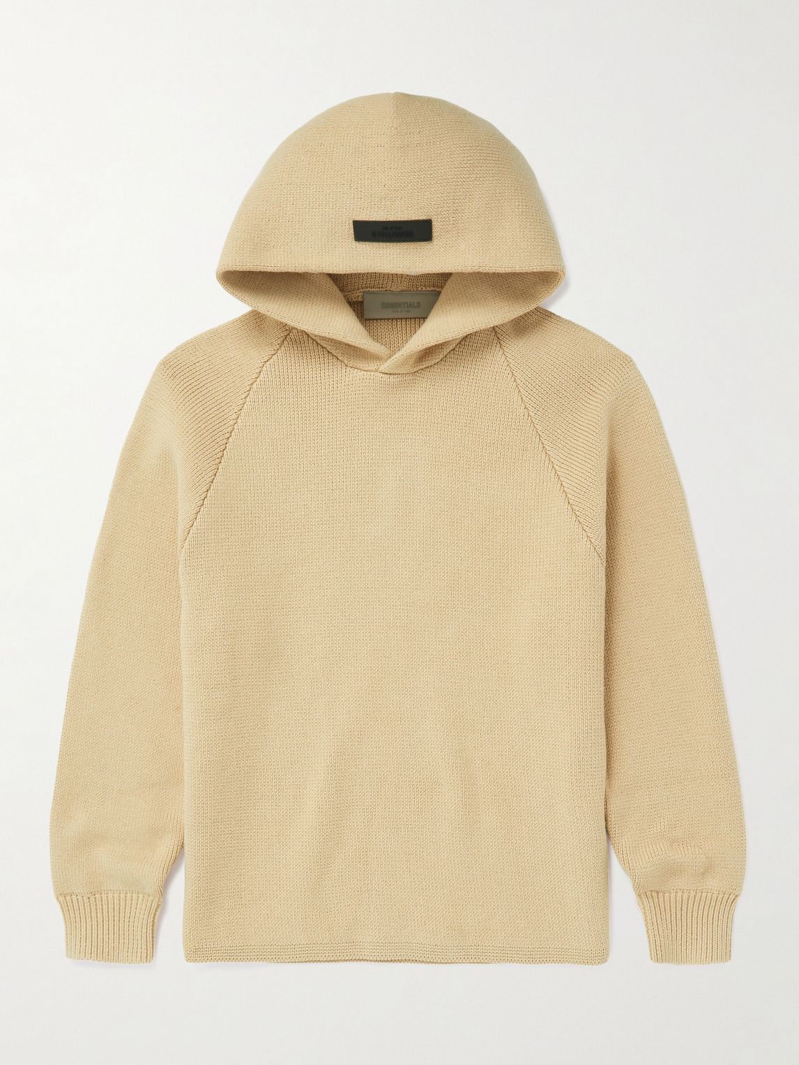 FEAR OF GOD KIDS 로고 아플리케 코튼 블렌드 후드티