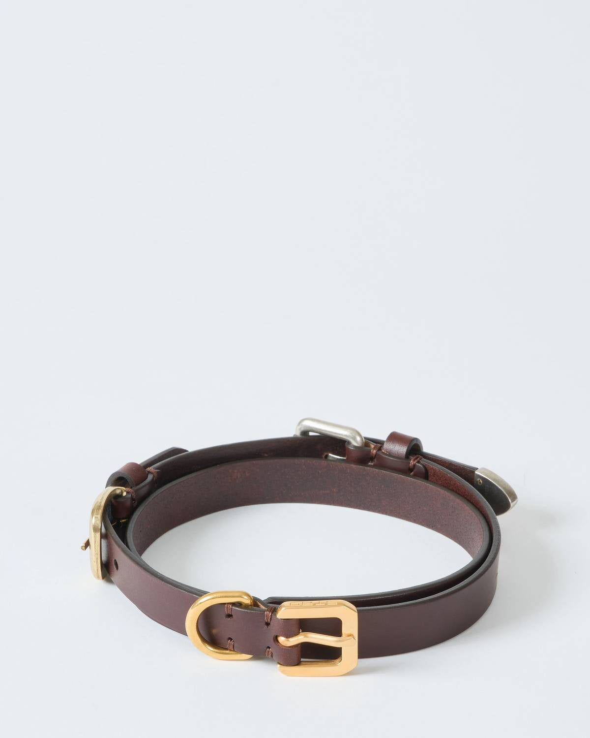 ETRO 여성 버클 가죽 벨트