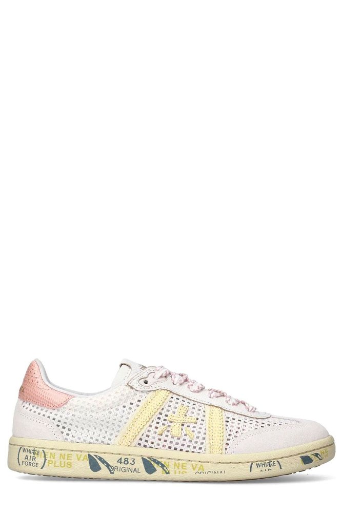 Premiata 보니 펀칭 로우탑 스니커즈