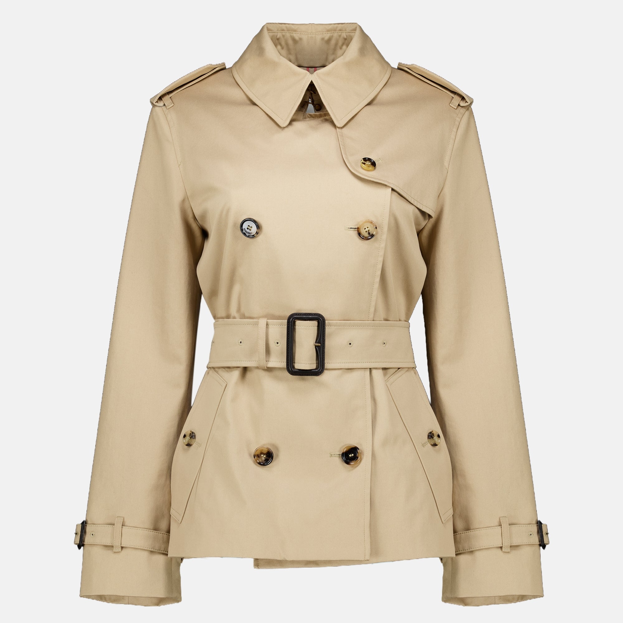 BURBERRY 레이크필드 숏 트렌치 코트