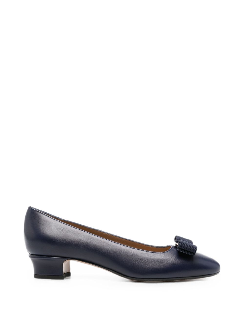 SALVATORE FERRAGAMO 가죽 디콜레테