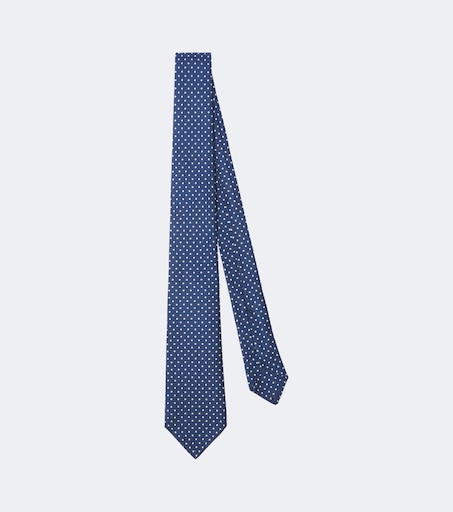 KITON 폴카 도트 실크 넥타이