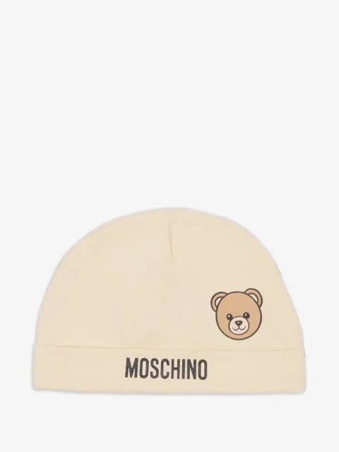 Moschino Kids 테디 베어 비니 모자