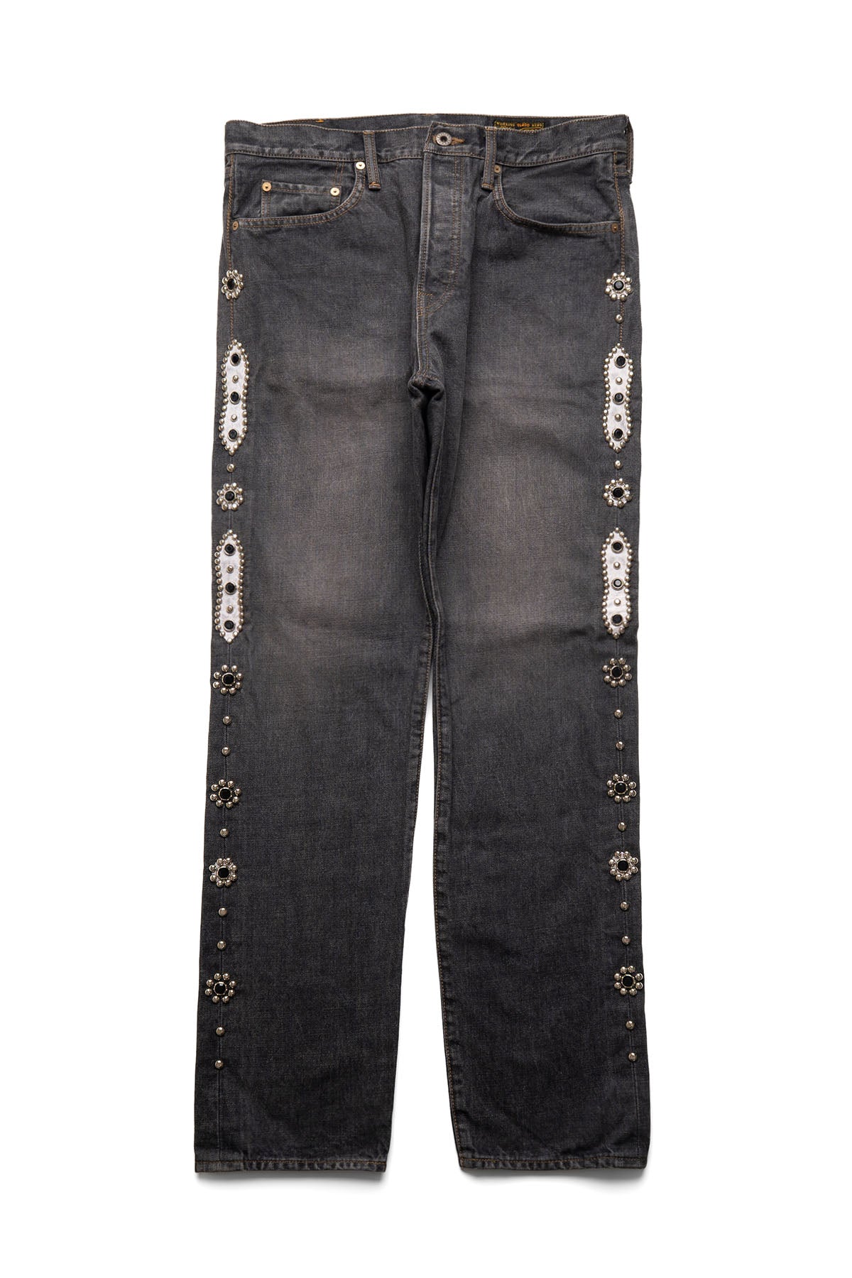 KAPITAL 14oz 블랙 데님 5포켓 몽키 시스코 (블랙 스터드) 2026