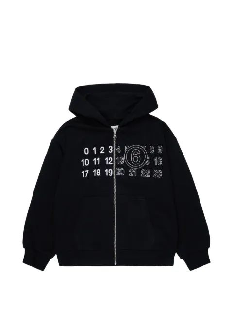 MM6 Maison Margiela Kids 뉴메릭 시그니처 후드티