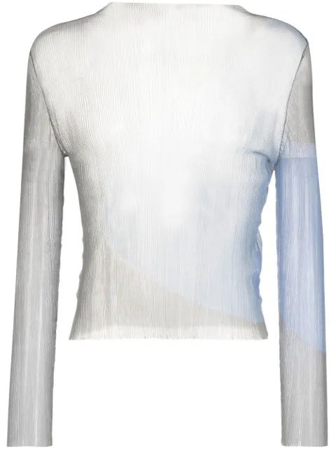 ECKHAUS LATTA 워터컬러 긴소매 탑