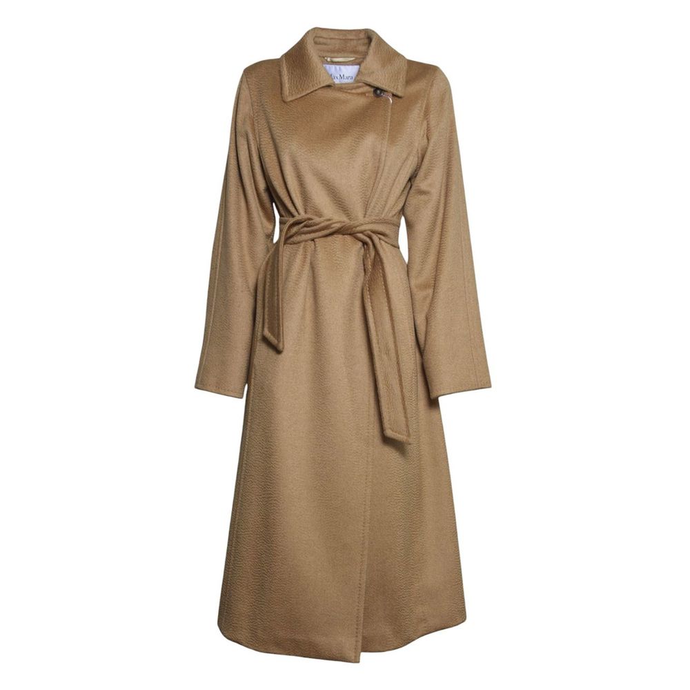 MAXMARA 마누엘라 벨티드 랩 코트