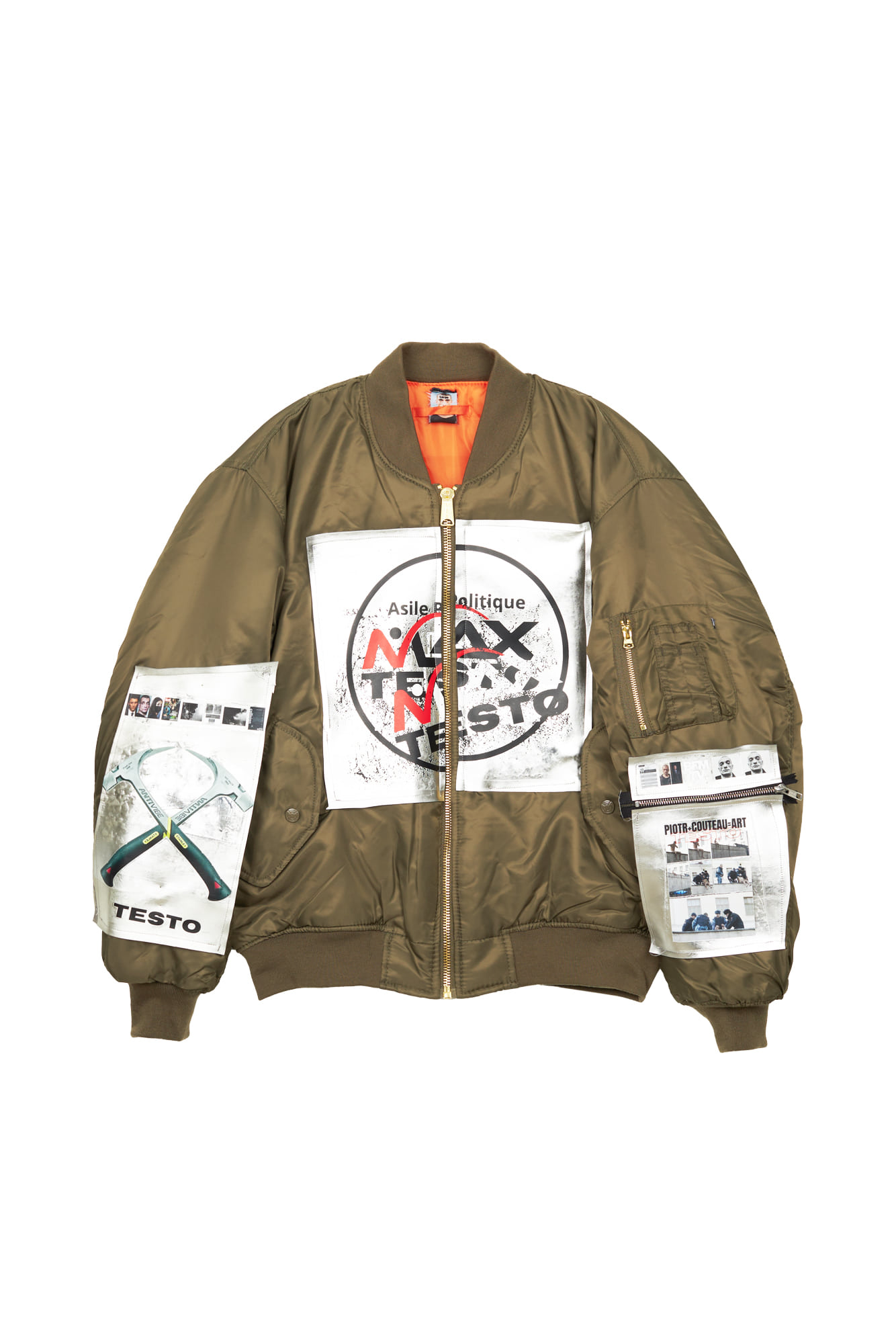 COUCOU BEBE Metalic Testo Bomber Jacket