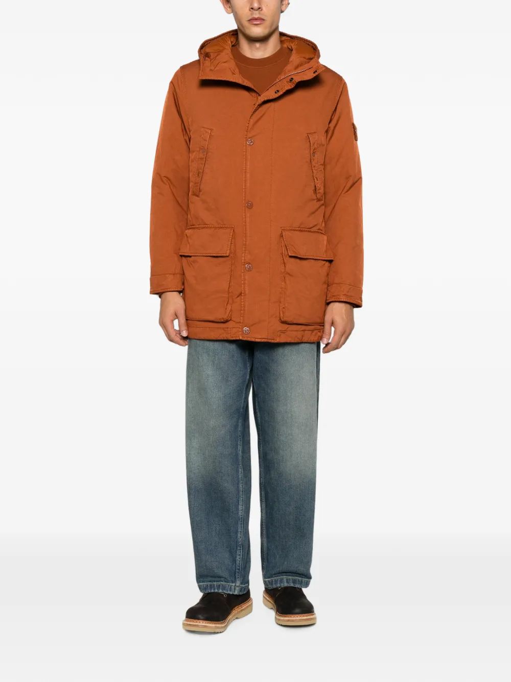 STONE ISLAND 고스트 후드 자켓