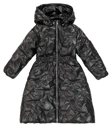 Emporio Armani Kids 후드 패딩 코트