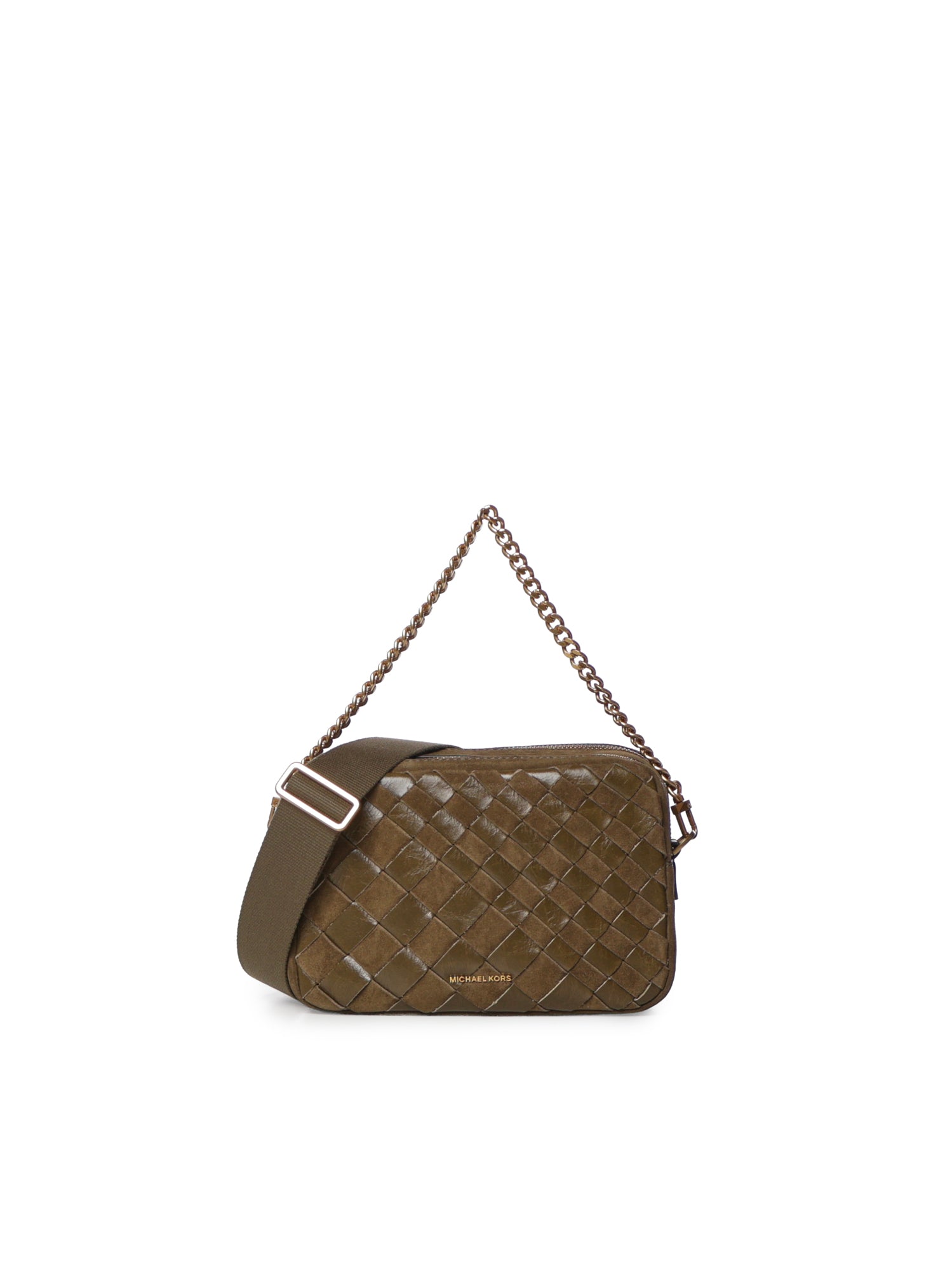 Michael Michael Kors 브라이언트 스웨이드 카메라 백