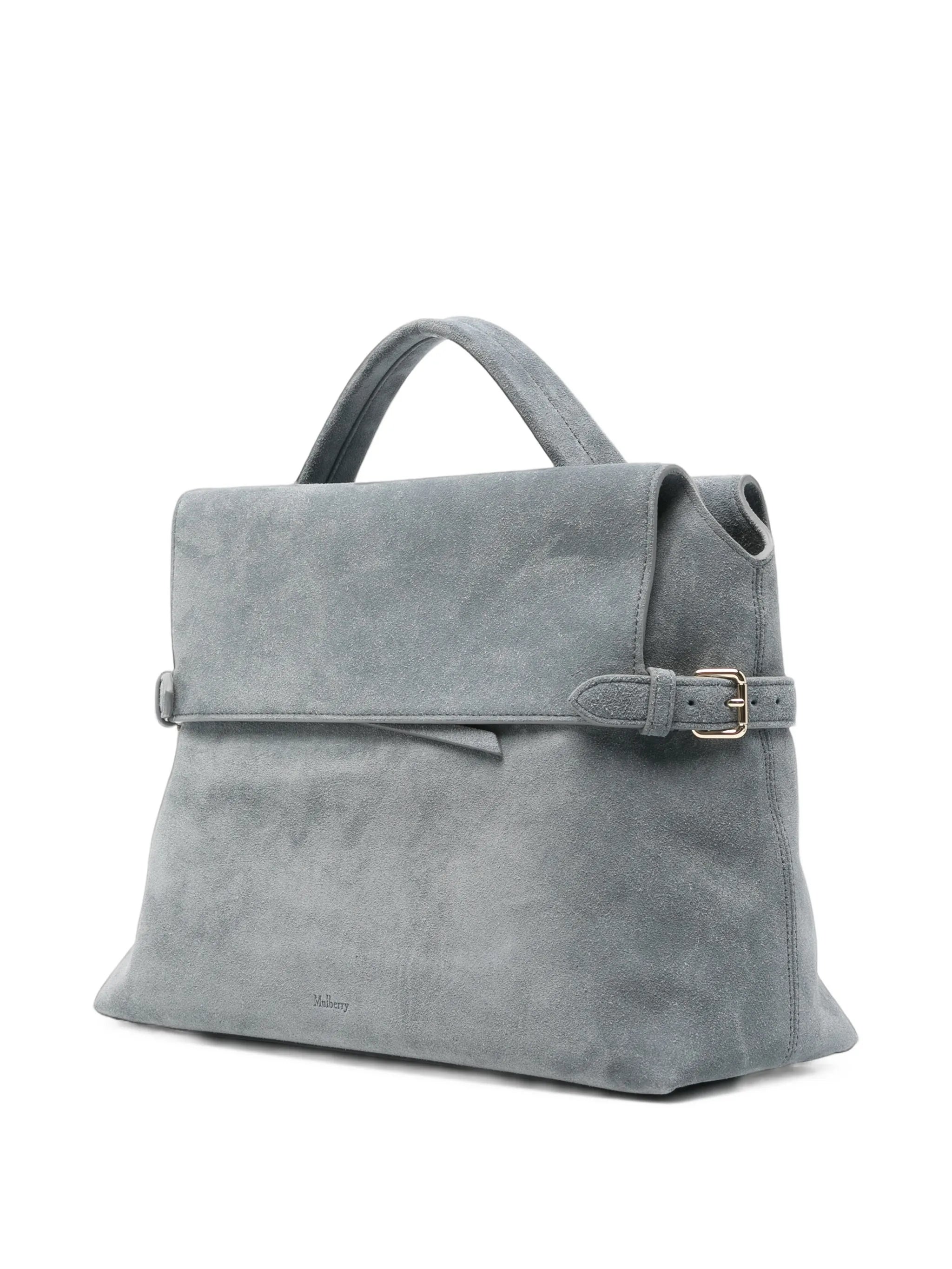 MULBERRY 스티비 스웨이드 토트백