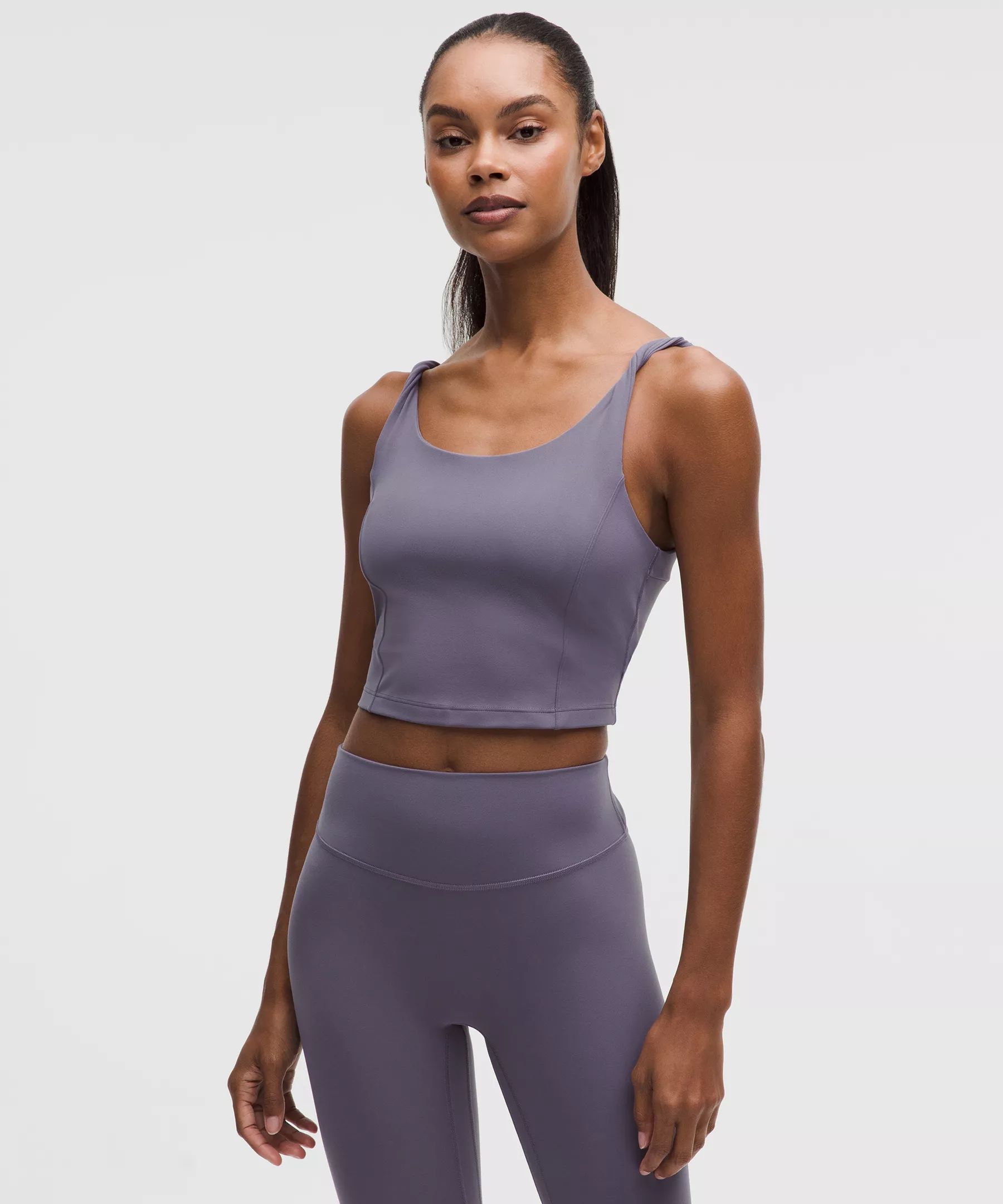 lululemon 얼라인 트위스트 스트랩 크롭탑 라이트 서포트 B C컵