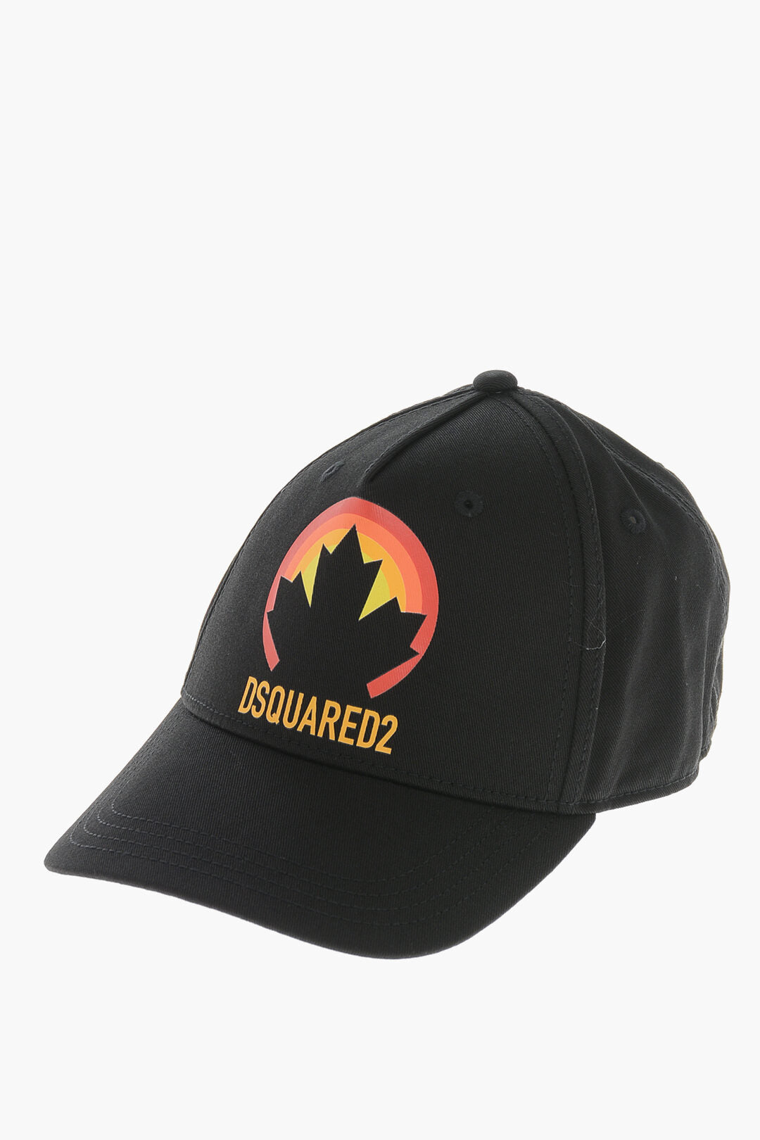 Dsquared 2 kids 면 베이스볼캡 프린트