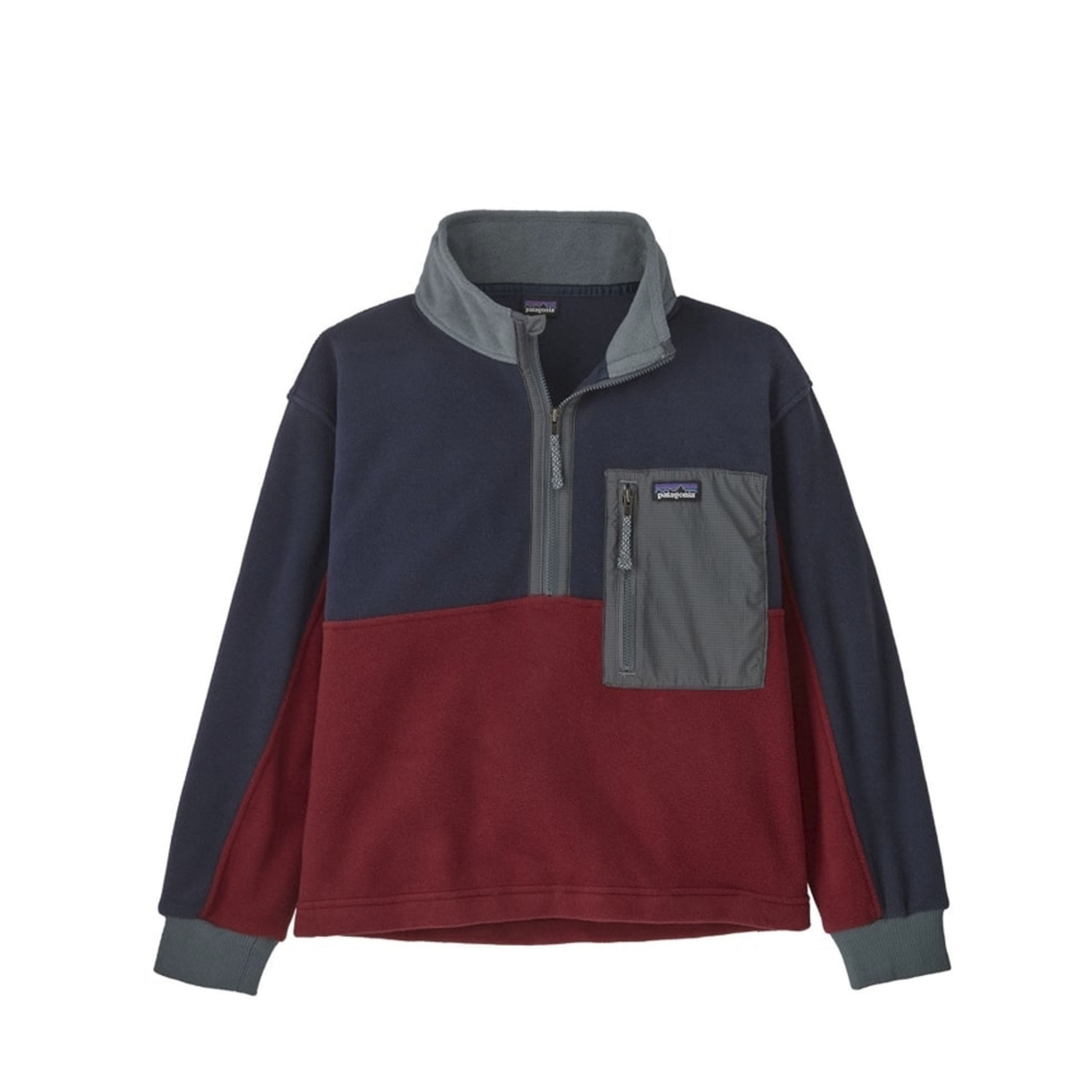 Patagonia Kids 키즈 파타고니아 마이크로디니 1/2 집업 플리스 풀오버