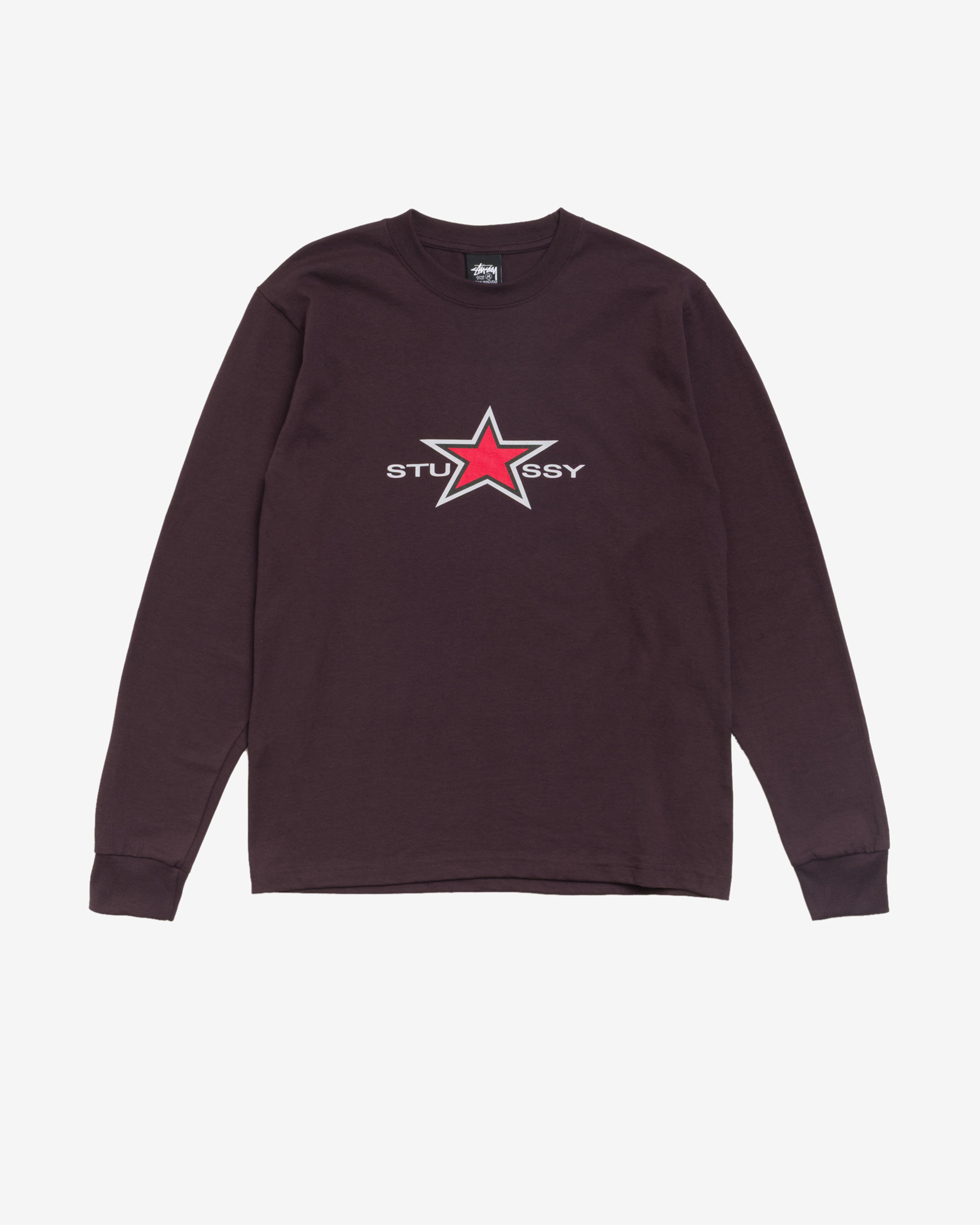 STUSSY 남성 스투시 스타 롱슬리브 티