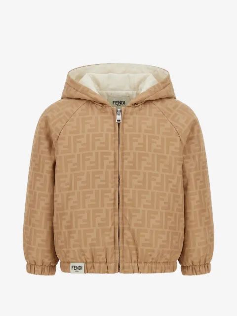 Fendi Kids FF 리버서블 윈드브레이커 자켓