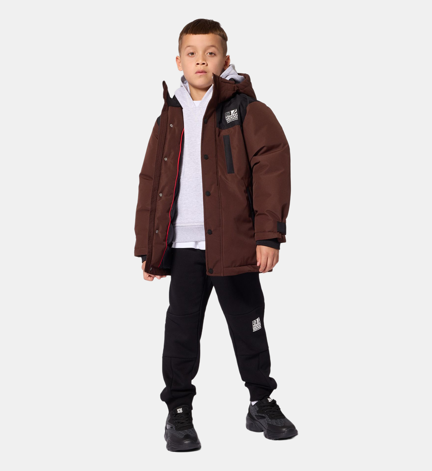 HUGO Kids 후드 파카