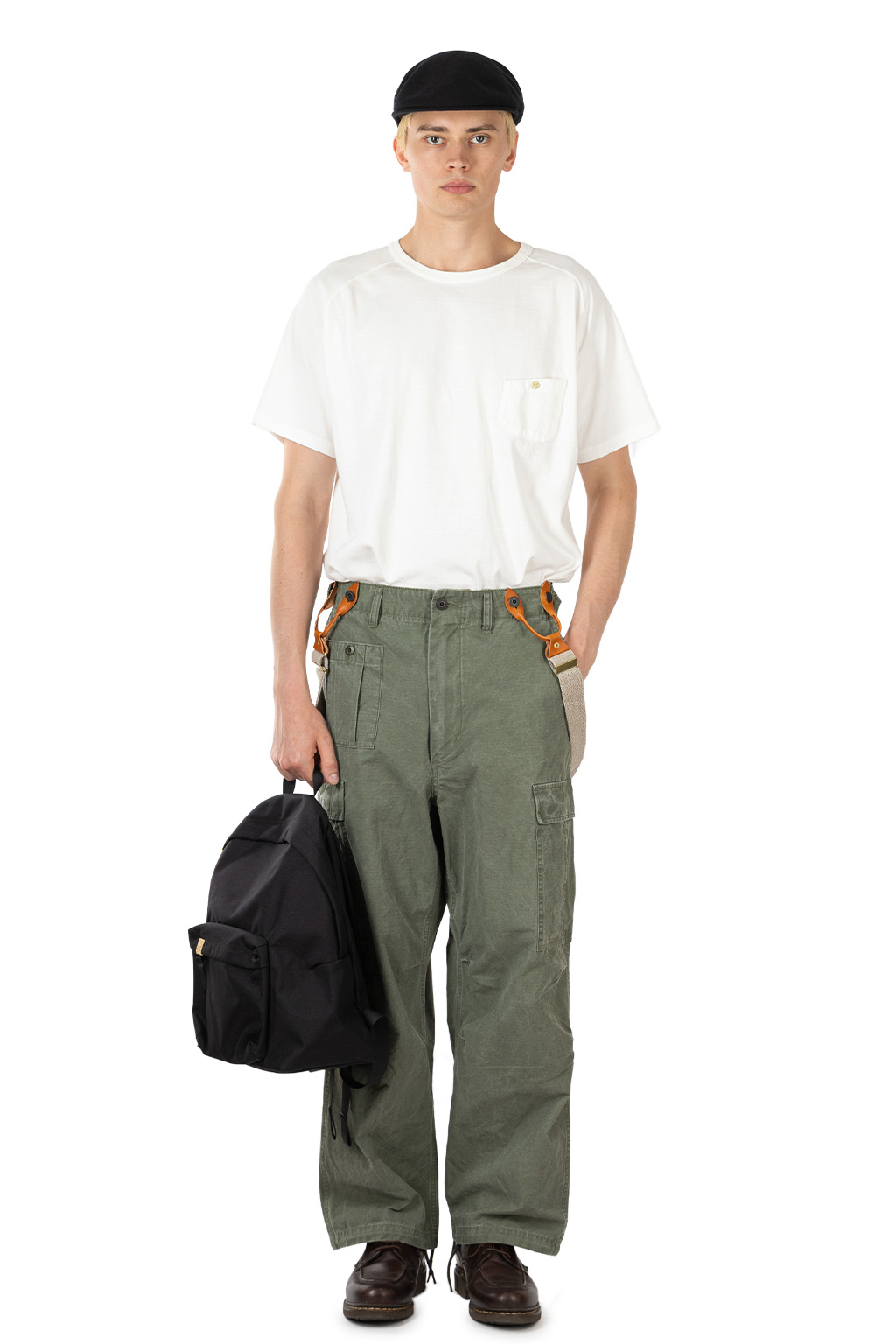 Nigel Cabourn 아미 카고 팬츠 립스톱 피그먼트