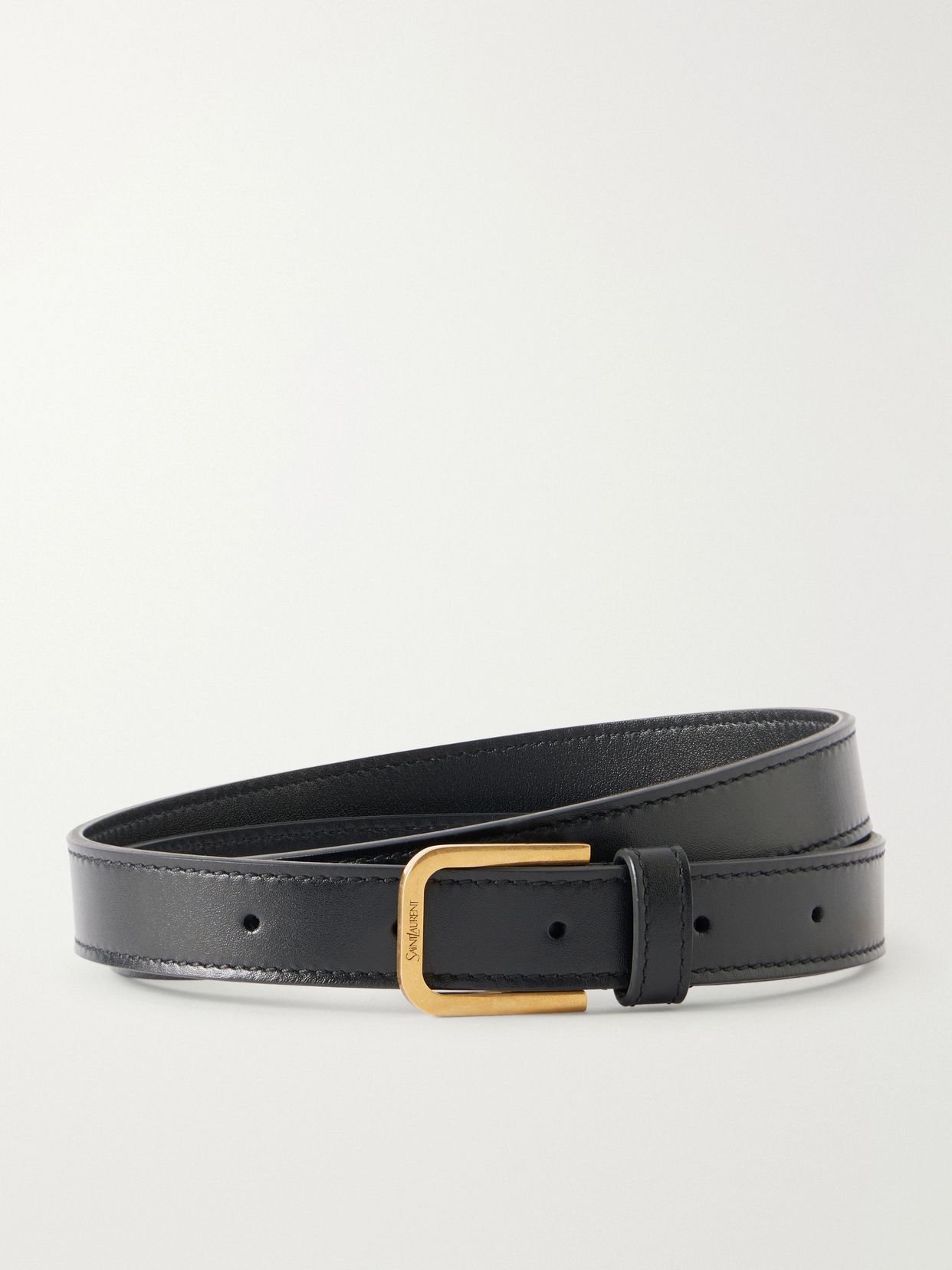 SAINT LAURENT 가죽 벨트