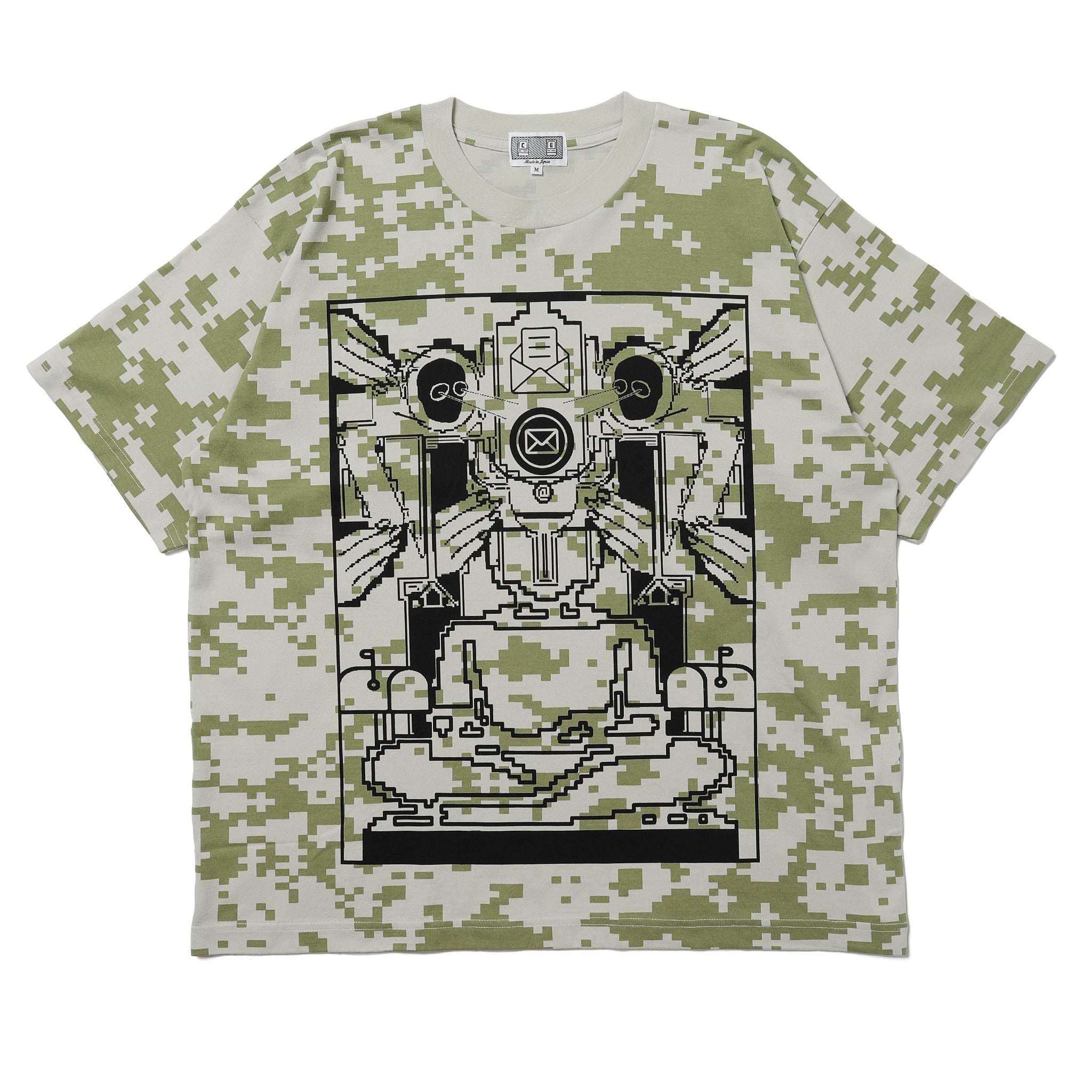 CAV EMPT MD 일렉트로닉 메일 디지털 티셔츠