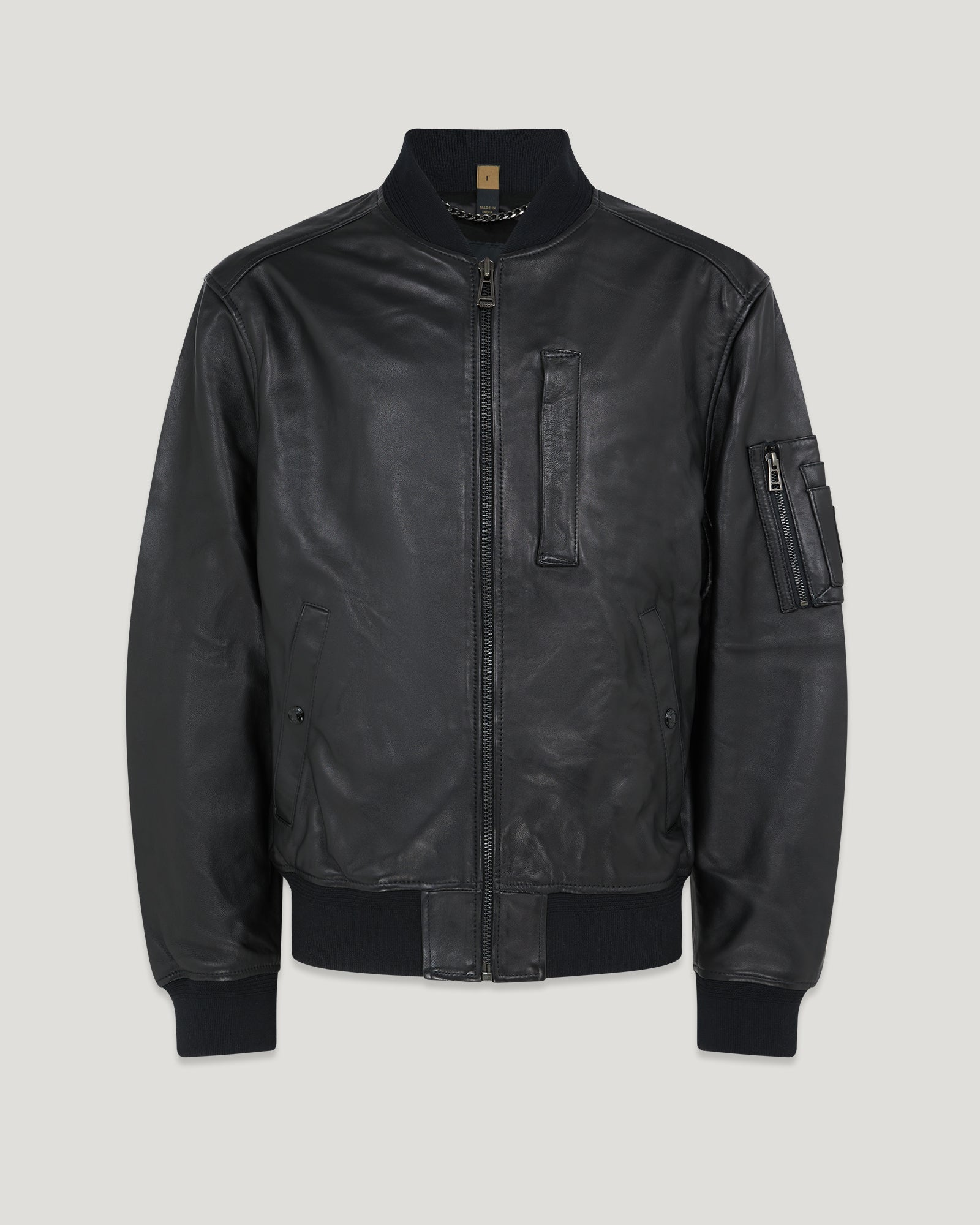 BELSTAFF 마커 자켓 남성 텀블 가죽