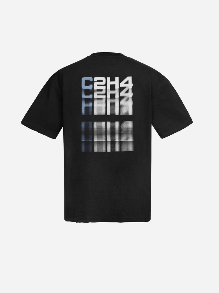 C2H4 퓨처 요트 클럽 타임랩스 로고 티셔츠