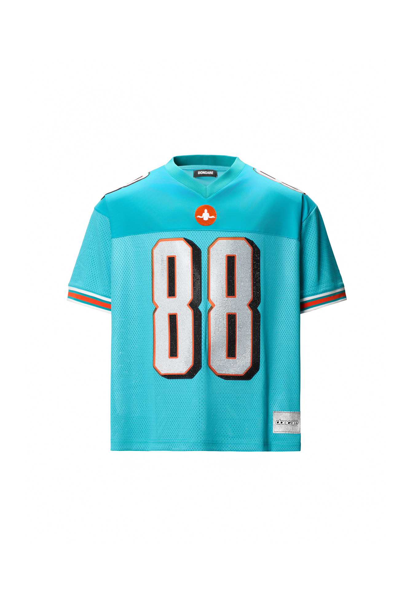 DONCARE Rhinestone Football Jersey