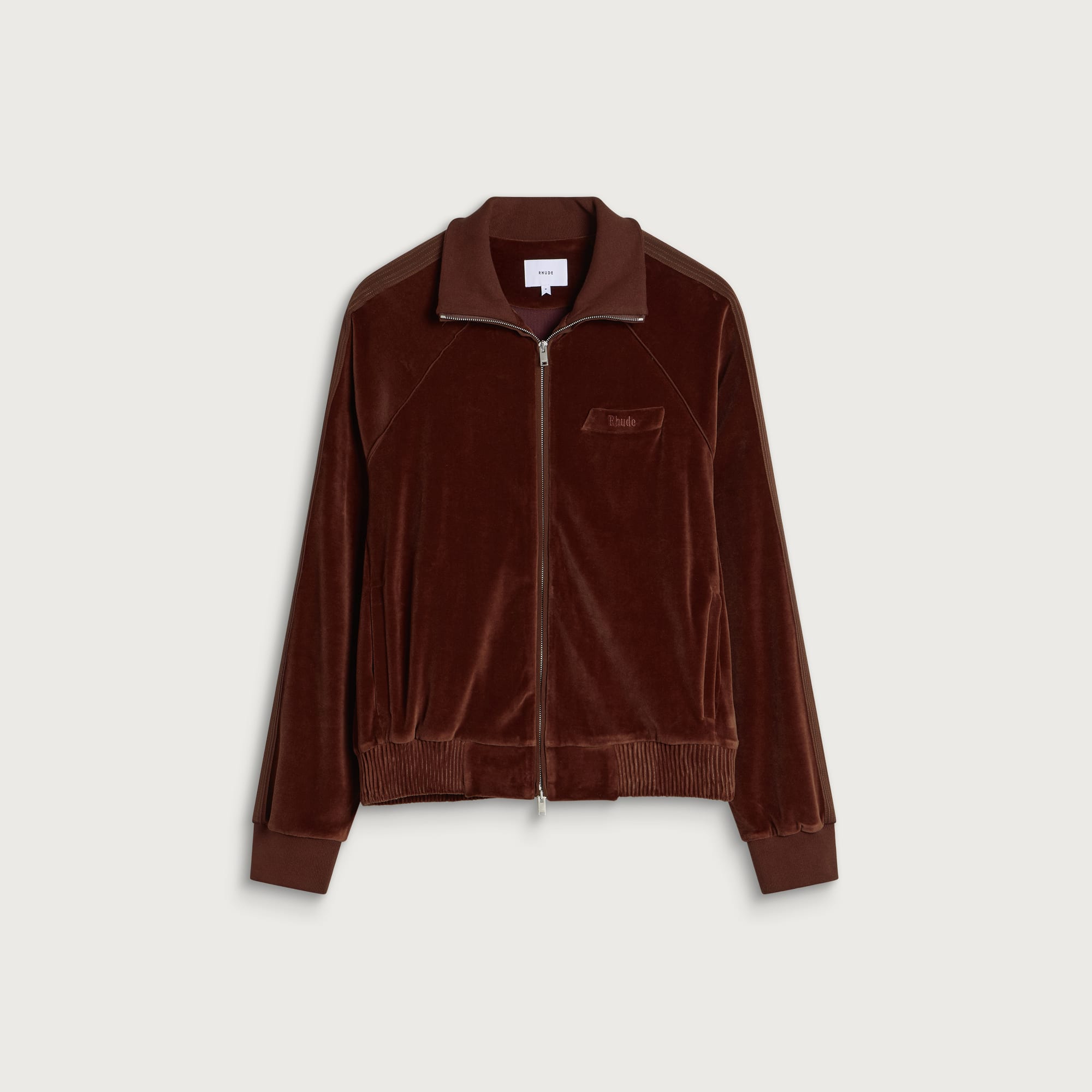 Rhude 마데라 벨루어 트랙 자켓