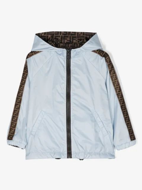 Fendi Kids FF 모티프 후드 재킷