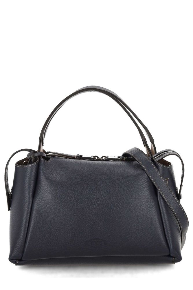 TOD'S T 타임리스 로고 디보스 토트백