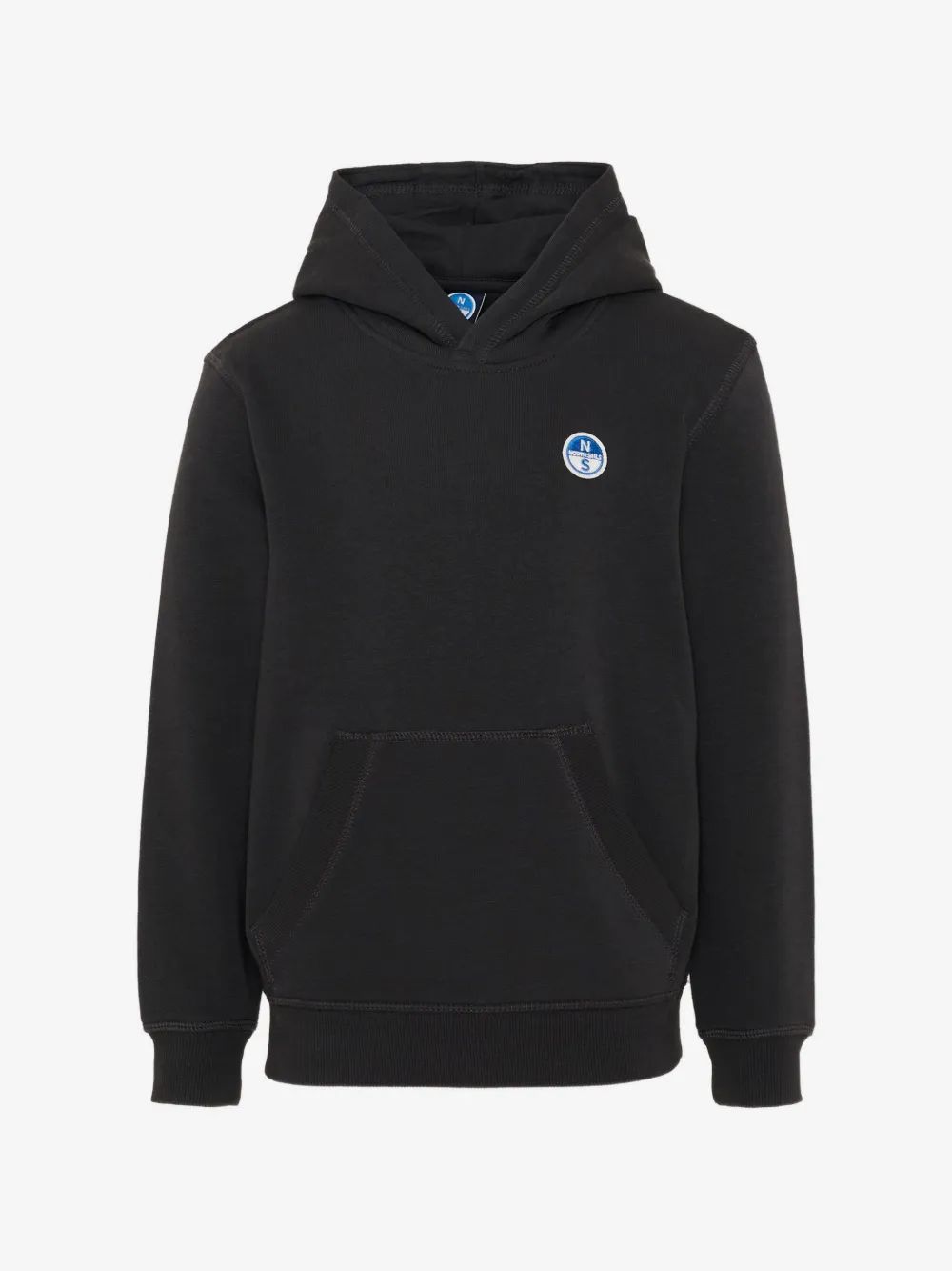 North Sails Kids 로고 패치 후드티