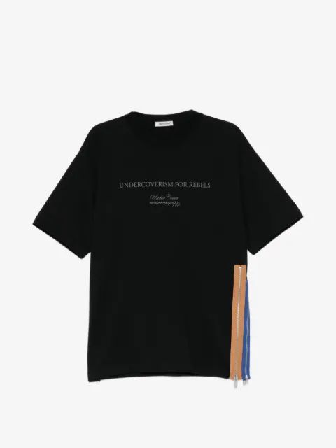 UNDERCOVER 사이드 지퍼 그래픽 티셔츠