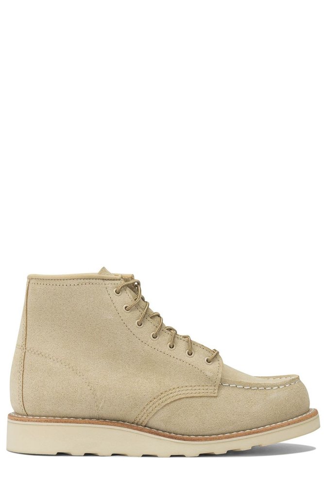 RED WING 클래식 모크 라운드토 앵클 부츠