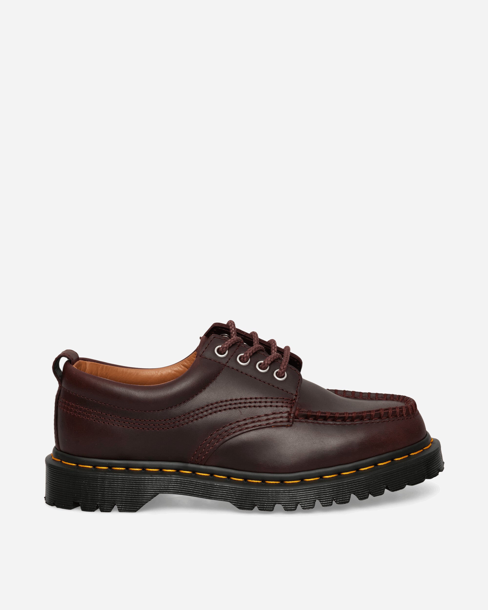 DR. MARTENS 로웰 가죽 모크 토 슈즈