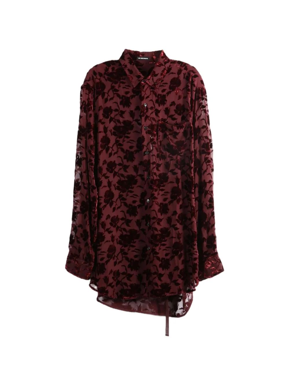 Ann Demeulemeester 엘리자베스 플로럴 데보레 셔츠