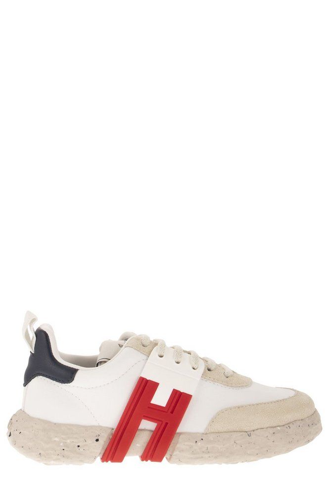 Hogan Kids 3R 사이드 로고 패치 스니커즈