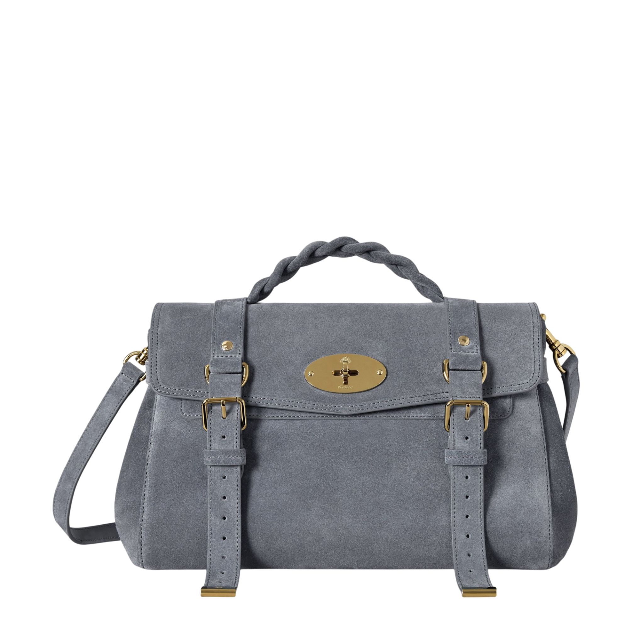 MULBERRY 알렉사 포기 그레이 스웨이드