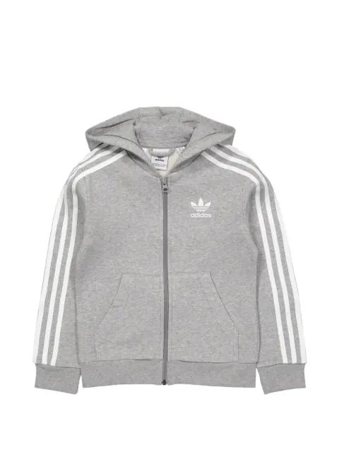 Adidas Kids 후드 재킷 지퍼