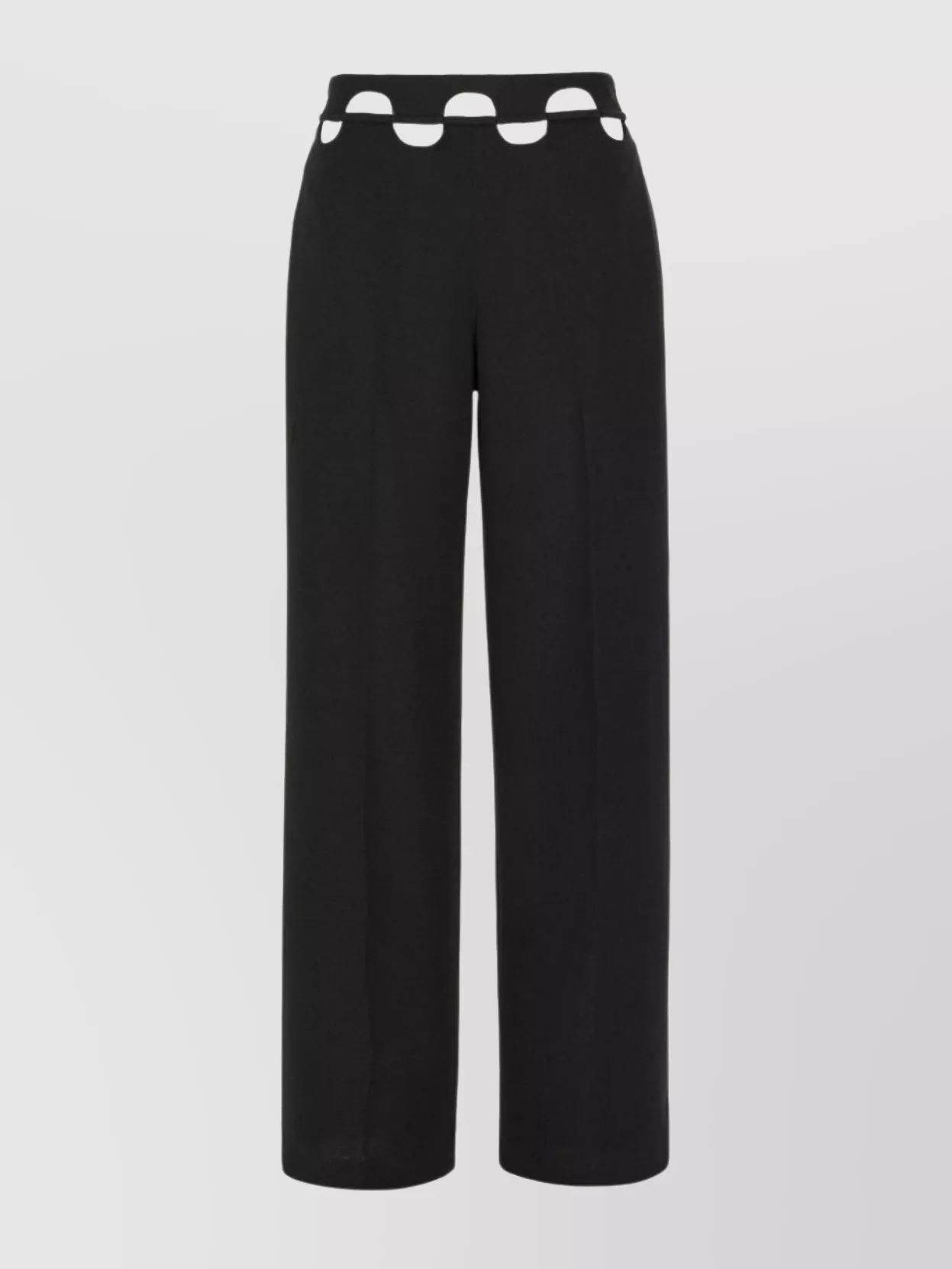 DION LEE 커트아웃 하이라이즈 와이드레그 바지