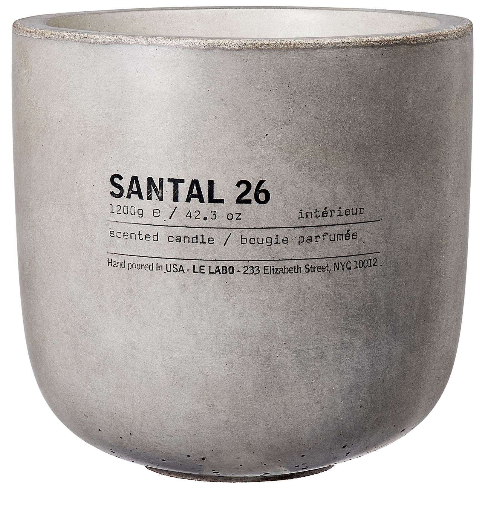 LE LABO 산탈 26 대형 콘크리트 캔들 1 2 kg
