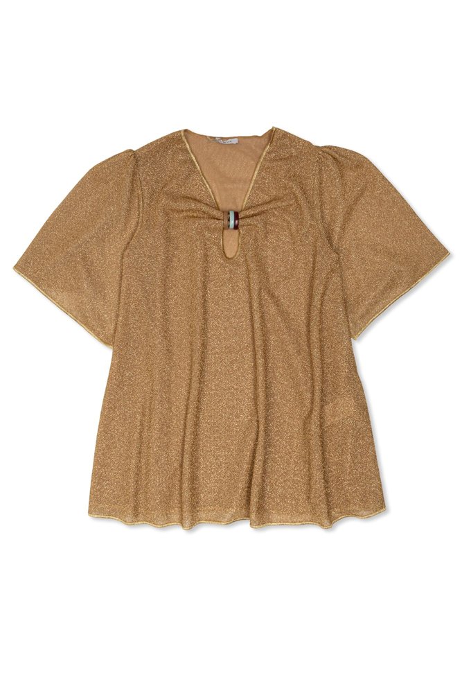 Oseree Kids 글리터 링 디테일 드레스