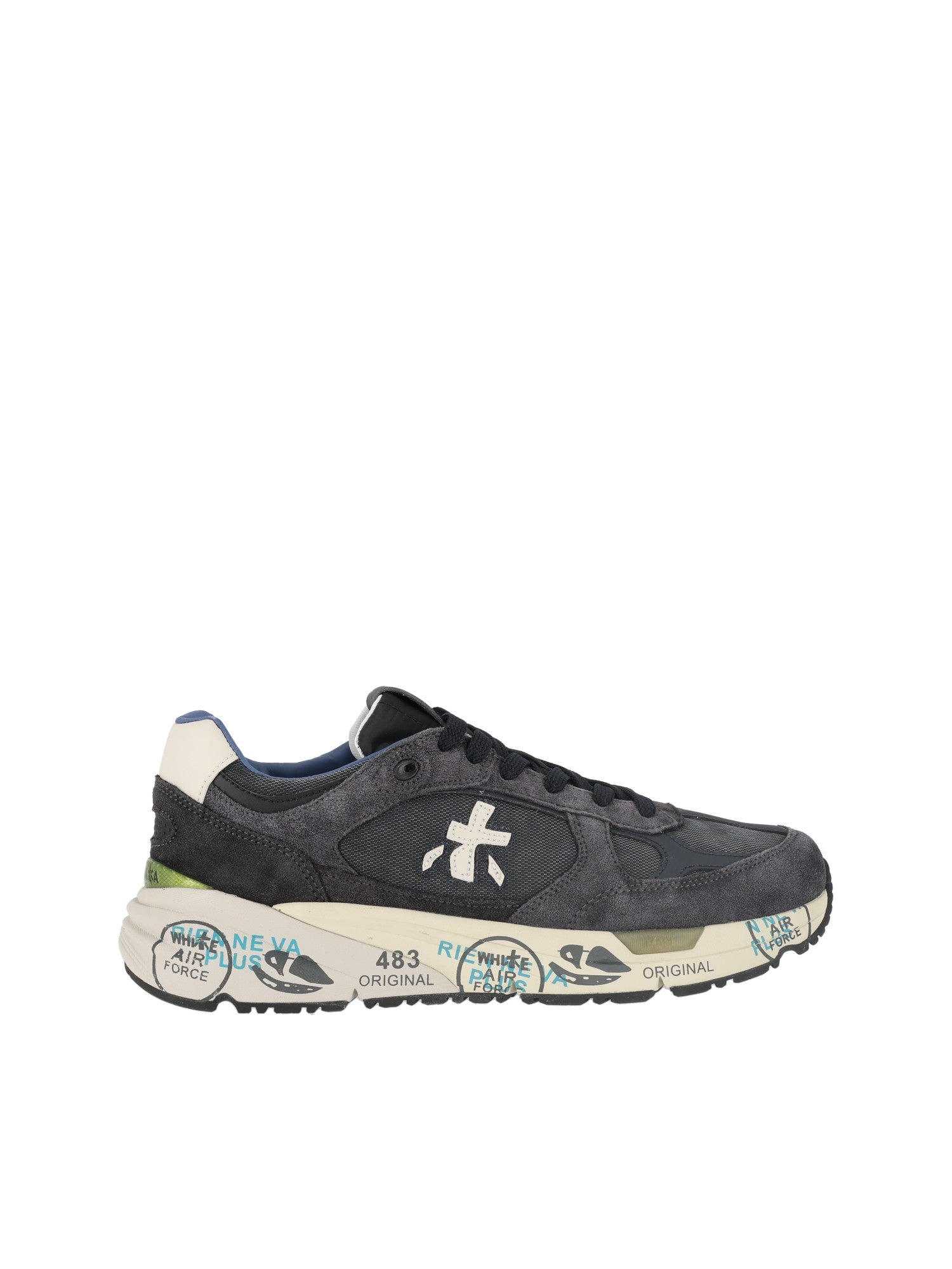 Premiata 블루 메이즈25 로우탑 스니커즈