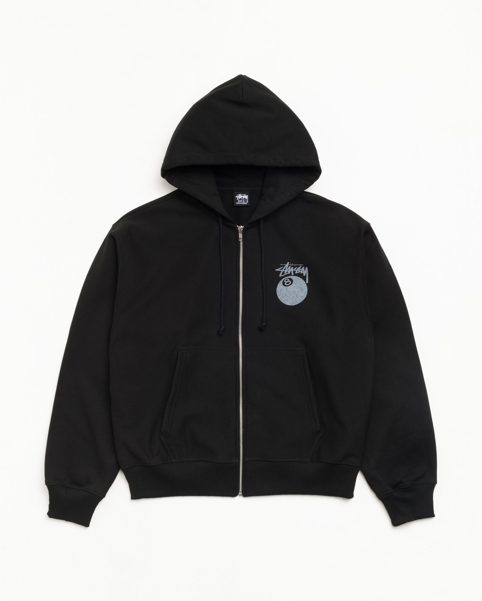 STUSSY 8볼 집업 후드