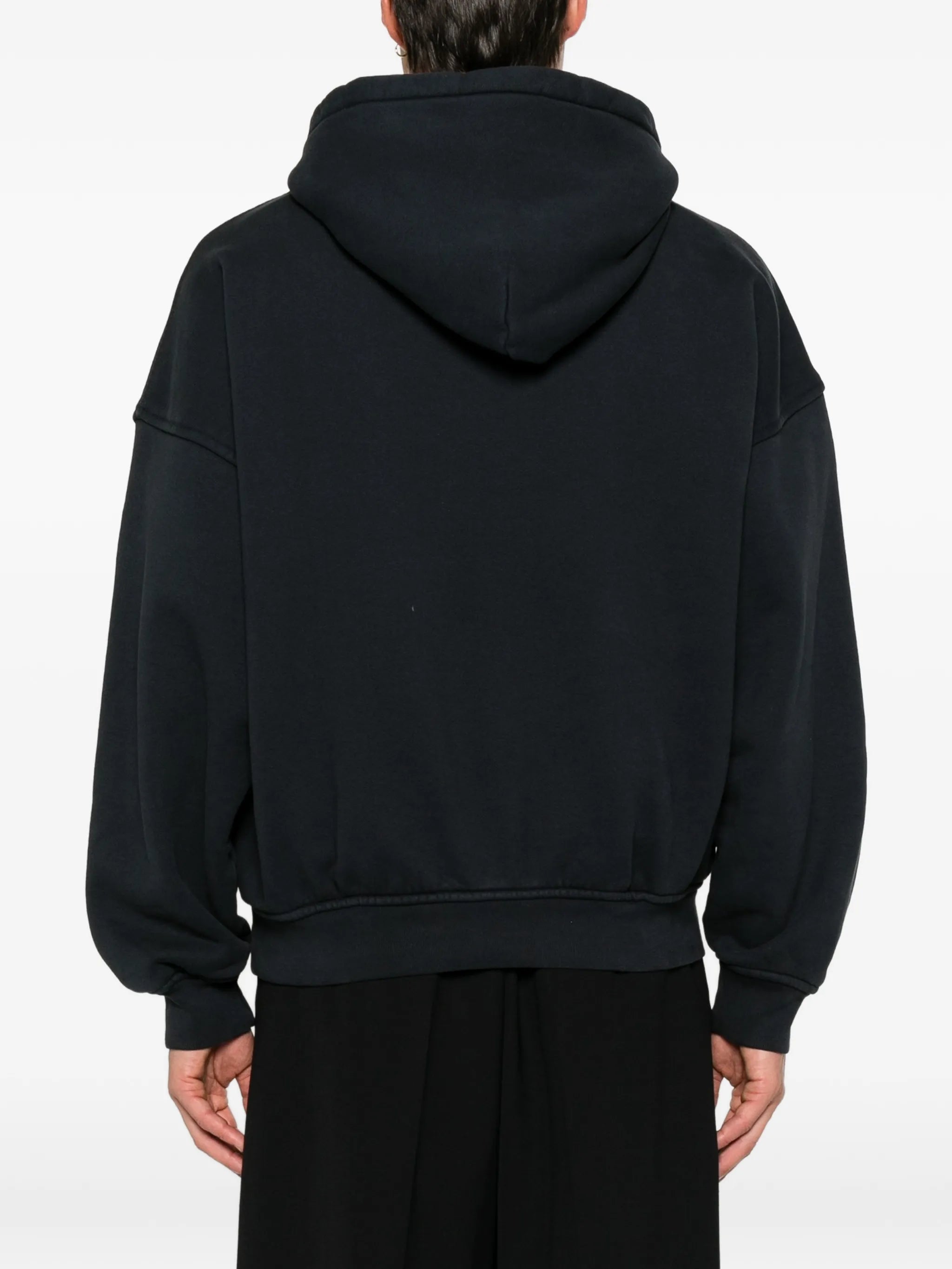 Rhude 로고 프린트 포켓 후드